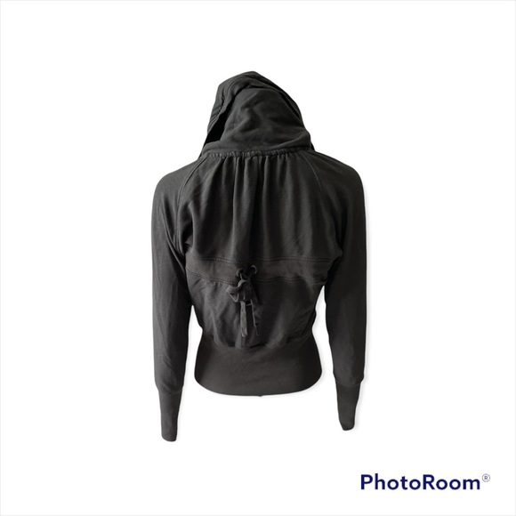 Aritzia Community Dark Grey Zip Up Sweater - X-Small - Picture 3 of 12